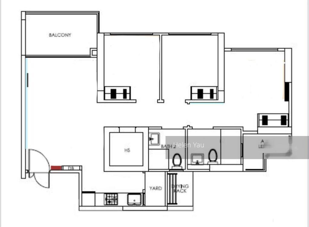 Blk 311C Trivelis (Clementi), HDB 4 Rooms #279028001